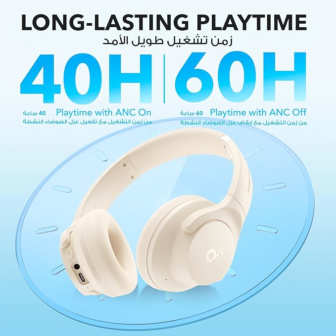 Q20i | Hybrid Active Noise Cancelling Headphones
