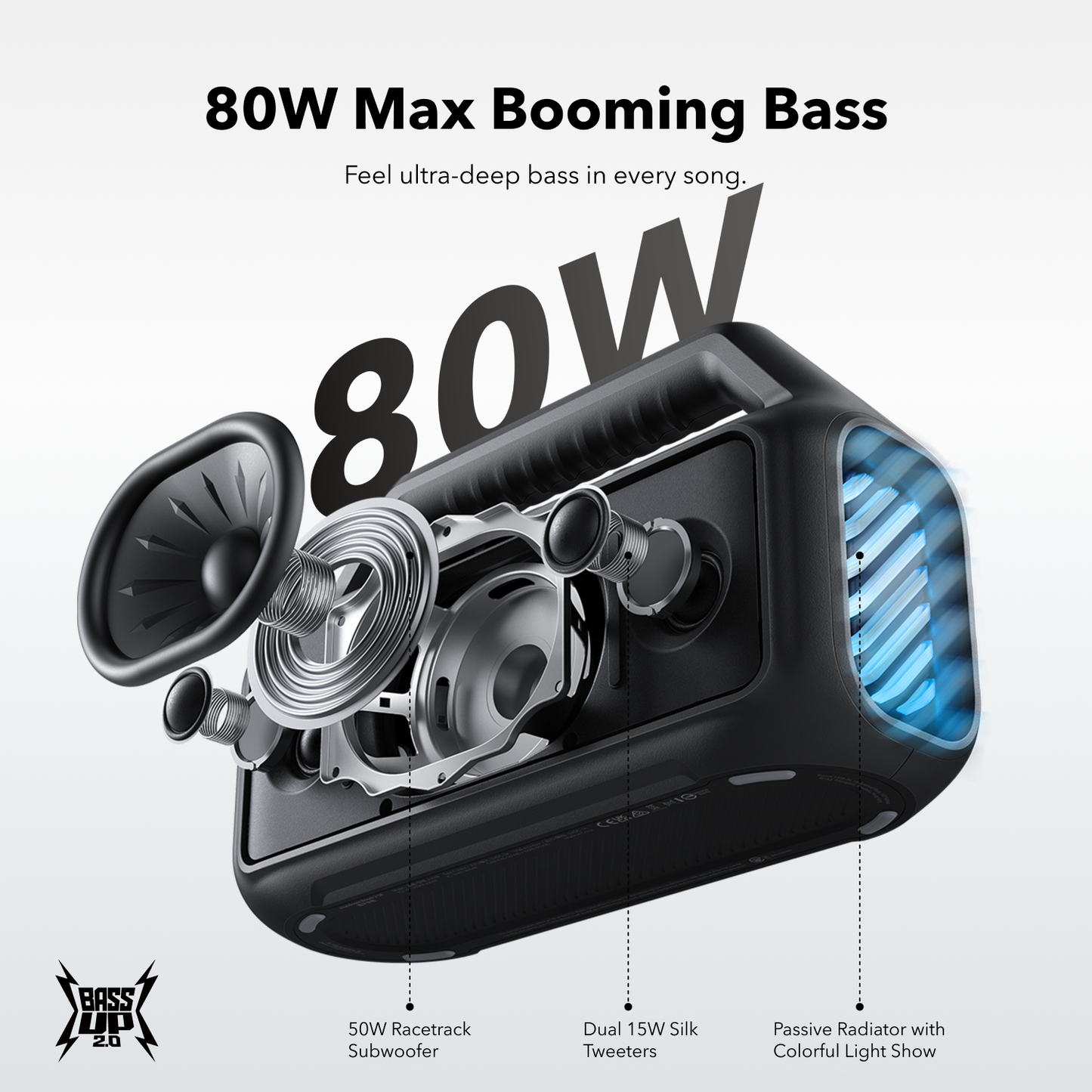 Boom 2 | Portable Bluetooth Speaker for Bass