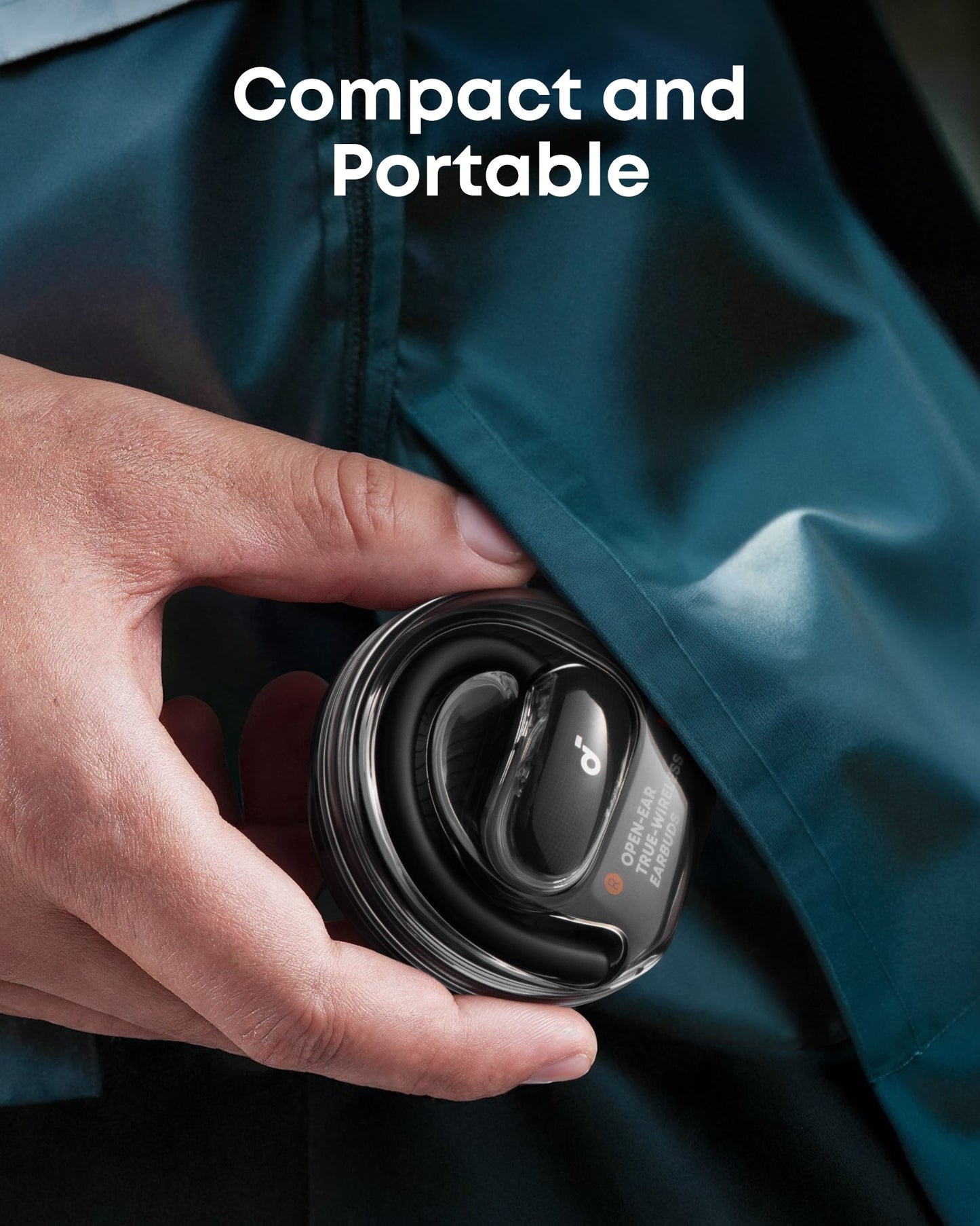 V40i | Open ear headphones with AI calls Bluetooth 5.4