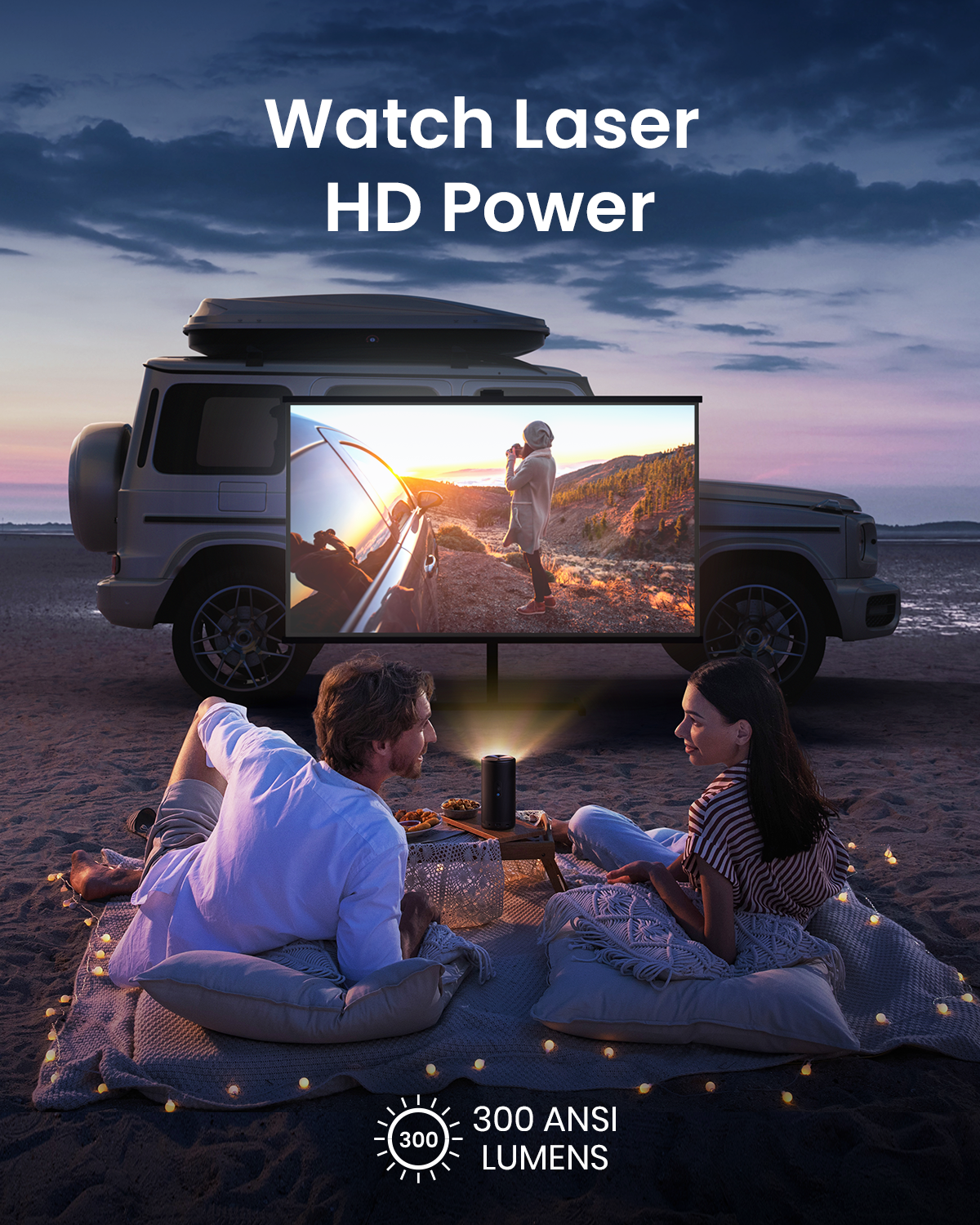 Capsule 3 Laser |  Laser-Powered Mini Projector